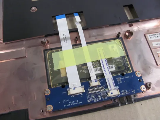 385-1   Кришка панель палмрест тачпад  6-39-W25W2-012 для TERRA MOBILE 1541  оригінал Де купити