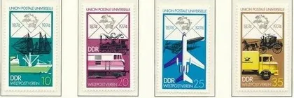 фото, ГДР Почта ЖД Транспорт 1974