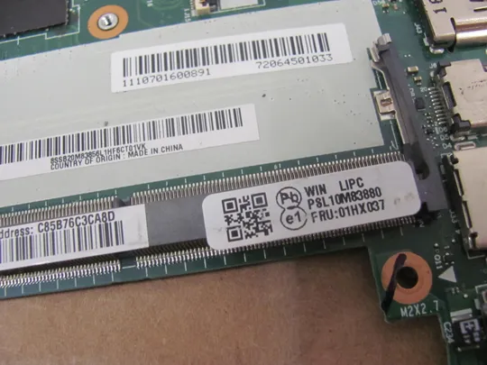 873-21 материнська плата BX260 NM-A531 01HX037 I7-6600U  для Lenovo Thinkpad X260 оригінал Недорого