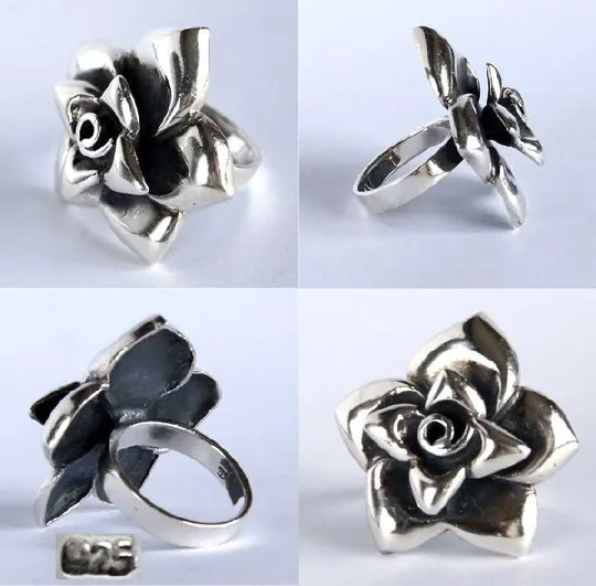 Срібна каблучка кільце Narcissus 925 проба Germany Недорого