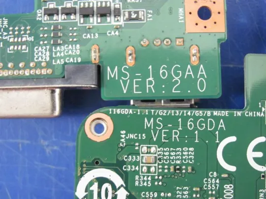 55-23 плата USB LAN VGA для MSI MS-16GA MS-16GD оригінал Продаж