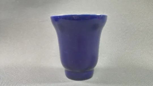 Чашка стакан Бронница советский фарфор кобальт позолота порцеляна Вживане Недорого