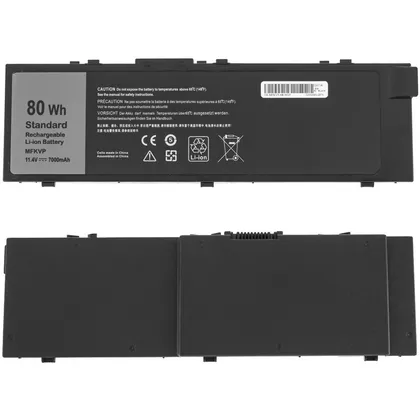 фото, Батарея для ноутбука DELL MFKVP (Precision 7510, 7520, 7710, 7720, 7510, M7510) 11.4V 7000mAh Black