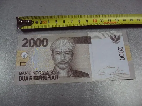 банкнота индонезия 2000 рупий 2015 №617 Ціна