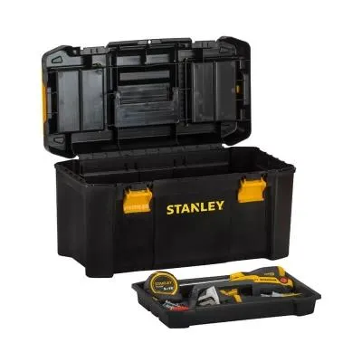 Купити Ящик для инструментов Stanley ESSENTIAL, 480х250х250 мм (19), пластиковый (STST1-75520)