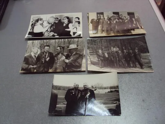 фотография герой советского союза гсс лот 5 шт №12054 Ціна