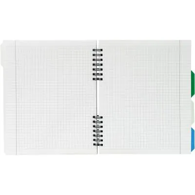 Блокнот Optima Flowers, B5 с разделителями 120 листов, клетка (O20356-17) Інтернет-аукціон