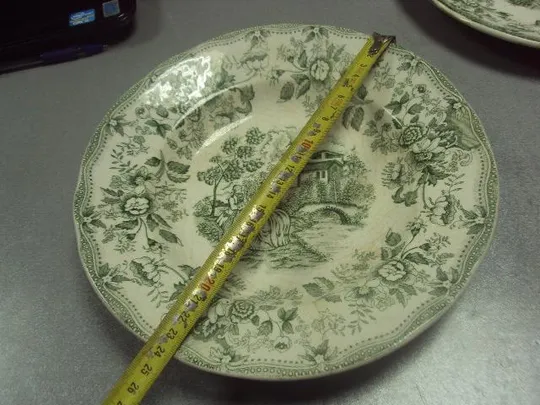 тарелка керамика Англия C.P. IRONSTONE TABLEWARE кавалер с дамой лот 2 шт (одна глубокая) №771 Характеристики
