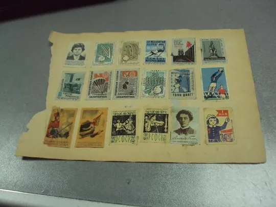 этикетки спичечные микс лот 40 шт №13527м Де купити