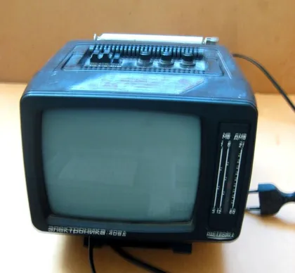 фото, Телевізор - Электроника 409Д = період СРСР