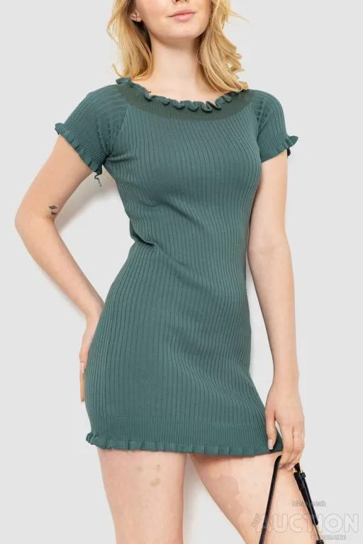 Туника однотонная, цвет зеленый, 204R012 З аукціону