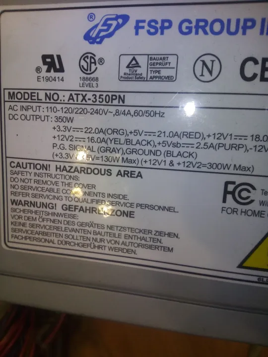 КОМПЬЮТЕРНИЙ БЛОК ЖИВЛЕННЯ ATX-350W PN Ціна