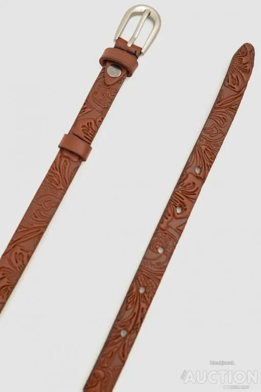 Купити Ремень женский тонкий, цвет коричневый, 196R15Y0W16