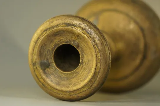 Подсвечник бронза маленький высота 16,5 см (№74б) №10664 З аукціону