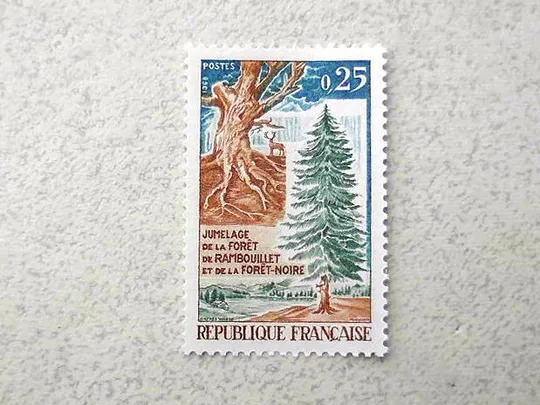 Поштова марка Франція 1968 рік ** Ціна