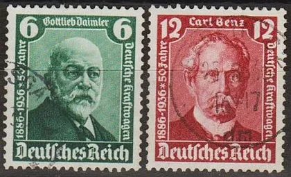 фото, 1936 - Рейх - Даймлер-Бенц Mi.604-605  _2,50 €