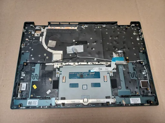 номер1060-3 корпус кришка палмрест 460.0QD0X.0002 0HH9P4 з клавіатурою для Dell Inspiron 7620 2in-1 корпус топкейс верхня панель палмрест cover-C тачпад оригінал Продаж