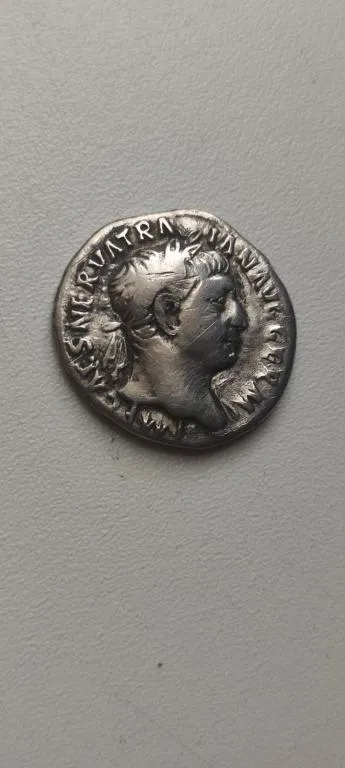 Геркулес с дубинкой Редкий Денарий древнего Рима ,император Траян, серебро tf462. Ціна