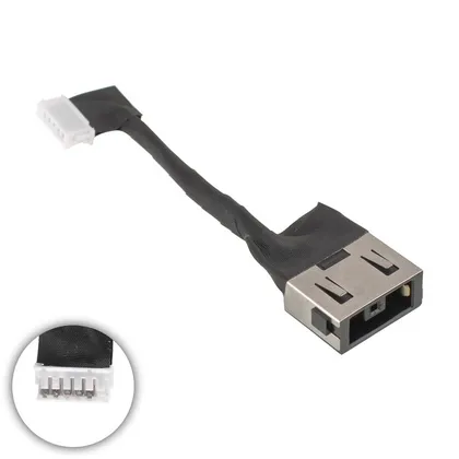фото, Разъем питания PJ718  (Lenovo:T431s series), c кабелем