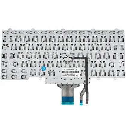 фото, Клавіатура для ноутбука DELL (Latitude: E5470, E7470 ) rus, black, без фрейма, без підсвічування, з джойстиком