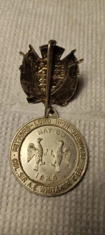 Купити 1935 год РЕДКАЯ медаль Король Георг Пятый и Королева Мэри 25 лет правления Великобритания dp351.