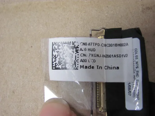 667-19 шлейф 07TPD 055NN 06RH1H DC02C00S00 для Dell Inspiron G15 5510 5511 5515 оригінал Інтернет-аукціон