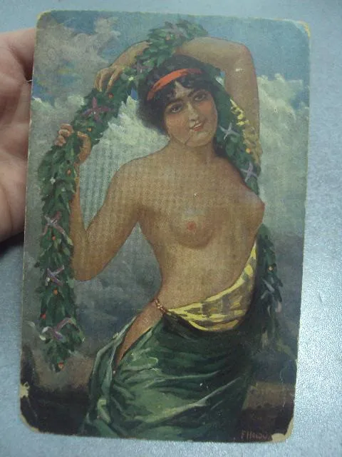 открытка holoubek девушка ню  №1525 Ціна