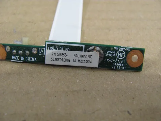538-19 Плата включення Bluetooth 04W1700 зі шлейфом для LENOVO T430S T420S, T420SI, T430S оригінал З аукціону