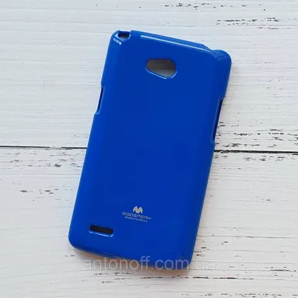фото, Чохол LG L80 D380 для телефона силіконовий Dark Blue