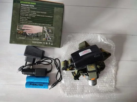 Ліхтар налобний bl-6616 з датчиком Де купити