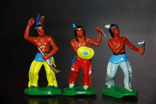 Купити индейцы резиновые  40-45мм НАБОР №2  ###