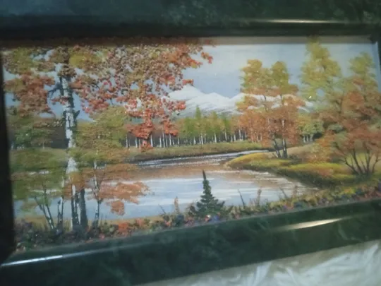 Картины из полудрагоценных камней на мраморе З аукціону