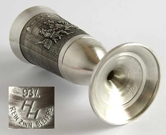 Олов&#039;яний кубок келих 300 мл №1 Zinn93% Germany Характеристики