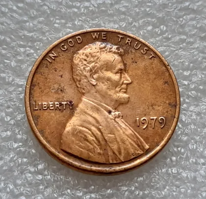 фото, (8154 ря) 1 цент 1979 США (без мітки монетного двору)