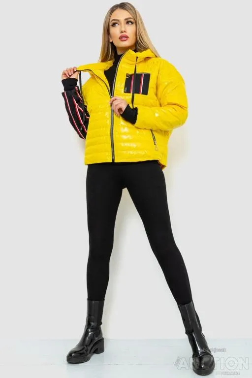 Купити Куртка женская демисезонная, цвет желтый, 102R5222