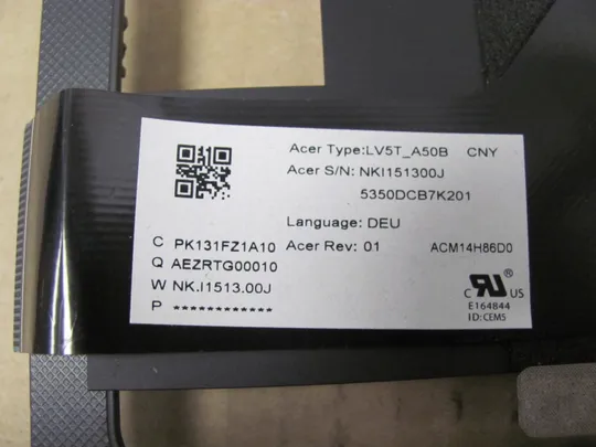 739-6  Кришка панель палмрест клавіатура робоча EAZRT00201A  AEZRTG00010  для Acer Aspire E5-573 E15 E5-573 E5-573G E5-573T E5-552 N15Q1 оригінал в Україні