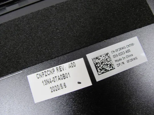 679-11 кришка  матриці 0F2RWG 13N4-0TA0B01 для  Dell Inspiron G7 7500  оригінал в Україні