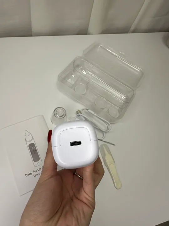 Аспіратор для носа з силіконовими насадками Kidoca KA1006 з музикою та підсвічуванням(22) Продаж