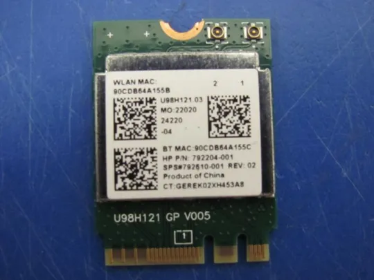 №220-20 WI-FI адаптер RTL8723BE 792204-001 для HP Pavilion 15-P 15-N 17-X оригінал Продаж