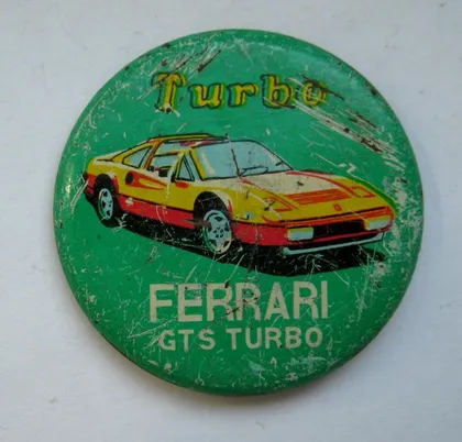 фото, Turbo = FERRARI - GTS TURBO = автомобіль = значок