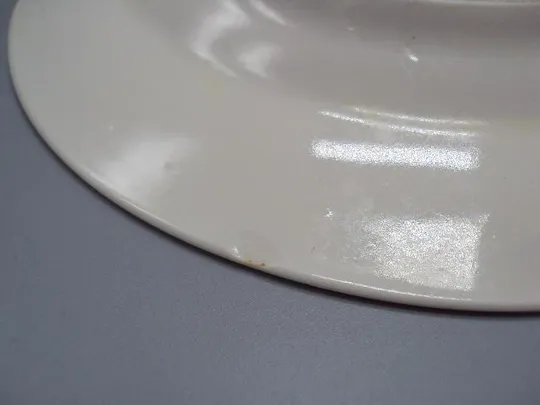 Тарелки фарфор Полонное с золотым ободком тарелка лот 3 шт диаметр 17,6 см №14568 З аукціону