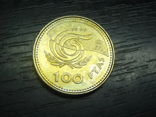 100 песет Іспанія 1999 рік літніх людей Ціна