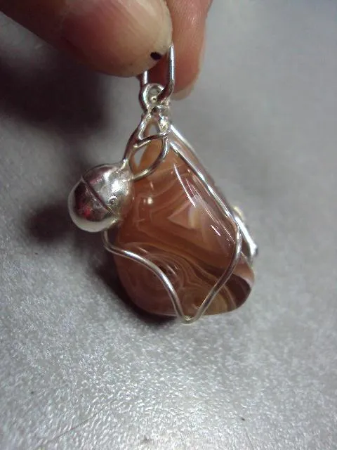 Подвеска кулон агат желудь с листочками авторская работа серебро 925 проба Украина 12,03 г №11899 Ціна