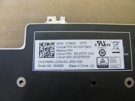 номер0974-7 клавіатура 0178XR ДОНОР  для Dell Precision  7550 7750 7560 7760 оригінал Продаж