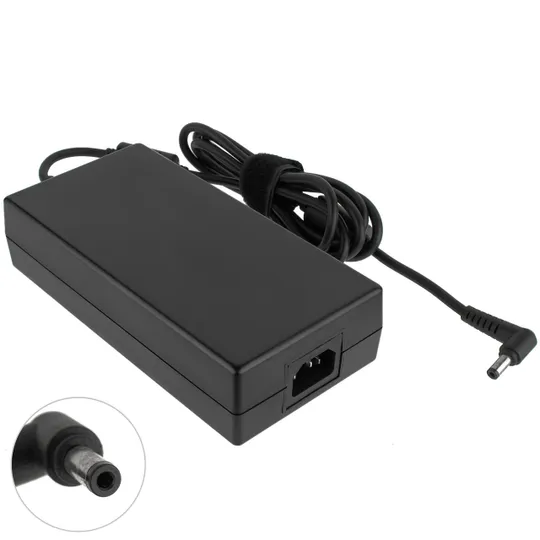 Купити Блок живлення для ноутбука ASUS 19V, 9.5A, 180W, 5.5*2.5мм, L-подібний роз'єм, black, RECTANGULAR