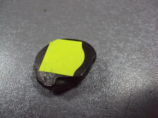 Камень хризоколл зеленый на подложке для ювелирных изделий вес 3,6 г размер 8х20,5х16,5 мм №13274 Недорого