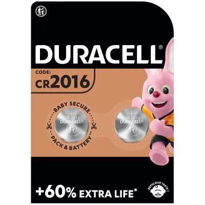 Батарейка Duracell CR 2016 / DL 2016 * 2 (5007667/5010969/5014810) Ціна