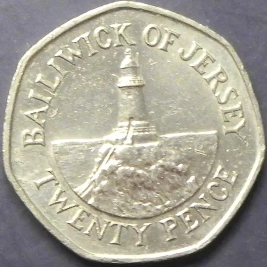 20 пенсів 2002 Джерсі рідкісна Ціна