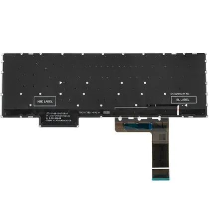 фото, Клавіатура для ноутбука LENOVO (IdeaPad Gaming: 3-15 series), rus, dark gray, без кадру, підсвічування клавіш