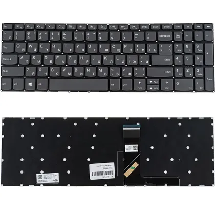фото, Клавіатура для ноутбука LENOVO (IdeaPad: 330S-15) rus, black, без фрейма (ОРИГИНАЛ)